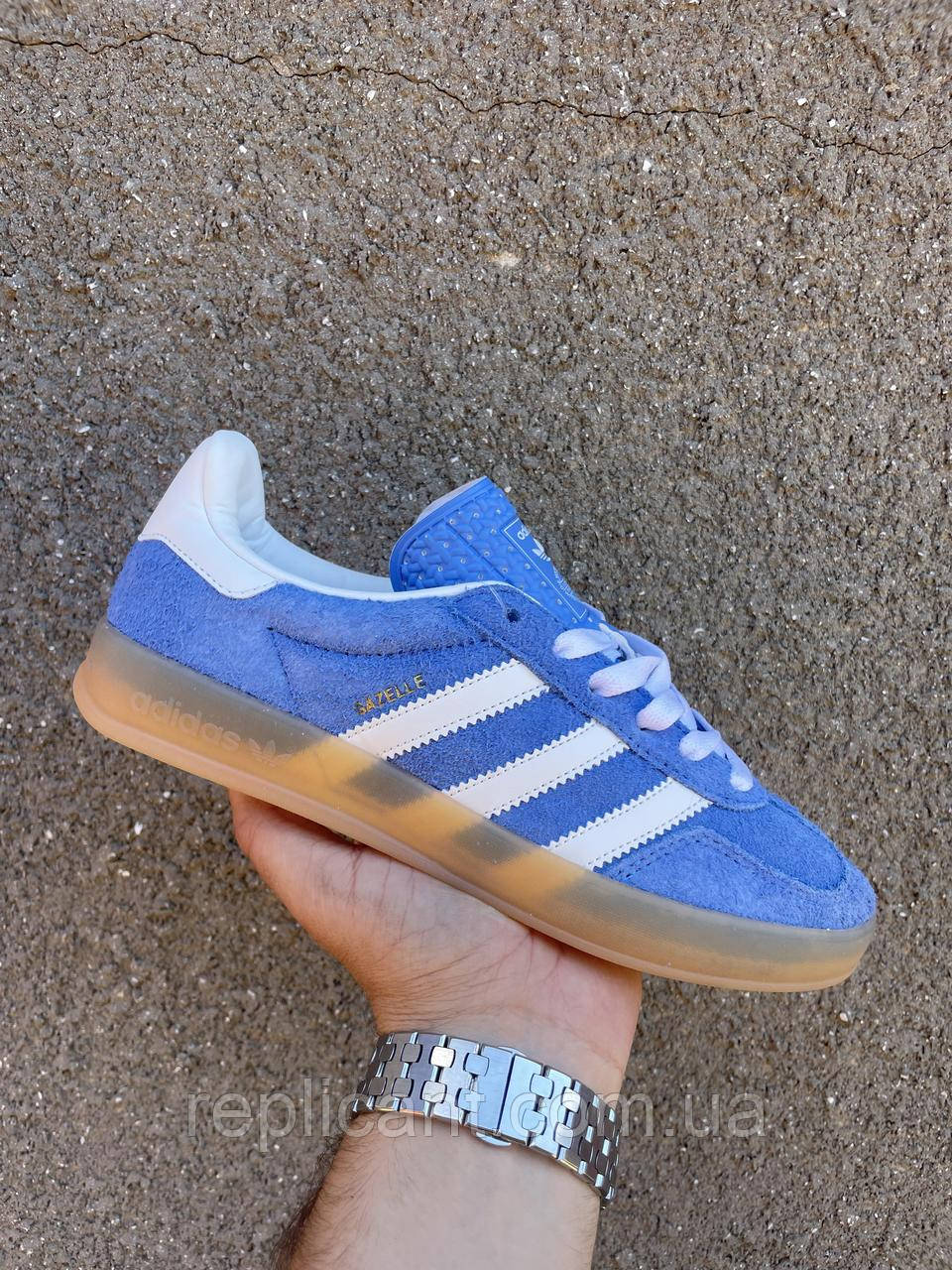 Женские Кроссовки Adidas Ad gazelle blue жіночі Кросівки Adidas, фото 1