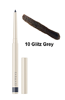Водостійкий механічний олівець для очей Темно сірий блискучий, 10 Glitz Grey, Farmasi, 0,35 г
