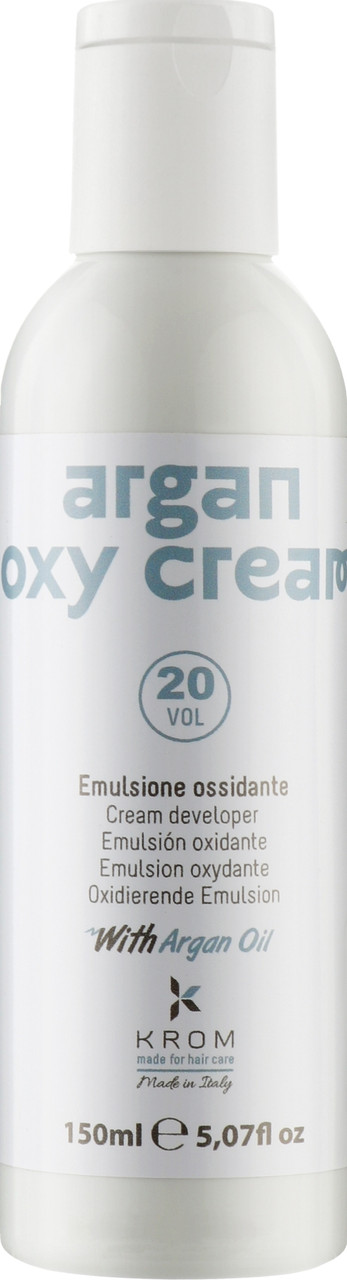 Окислювальна емульсія з олією аргани Krom Argan Oxy Cream 20 Vol. 150 мл