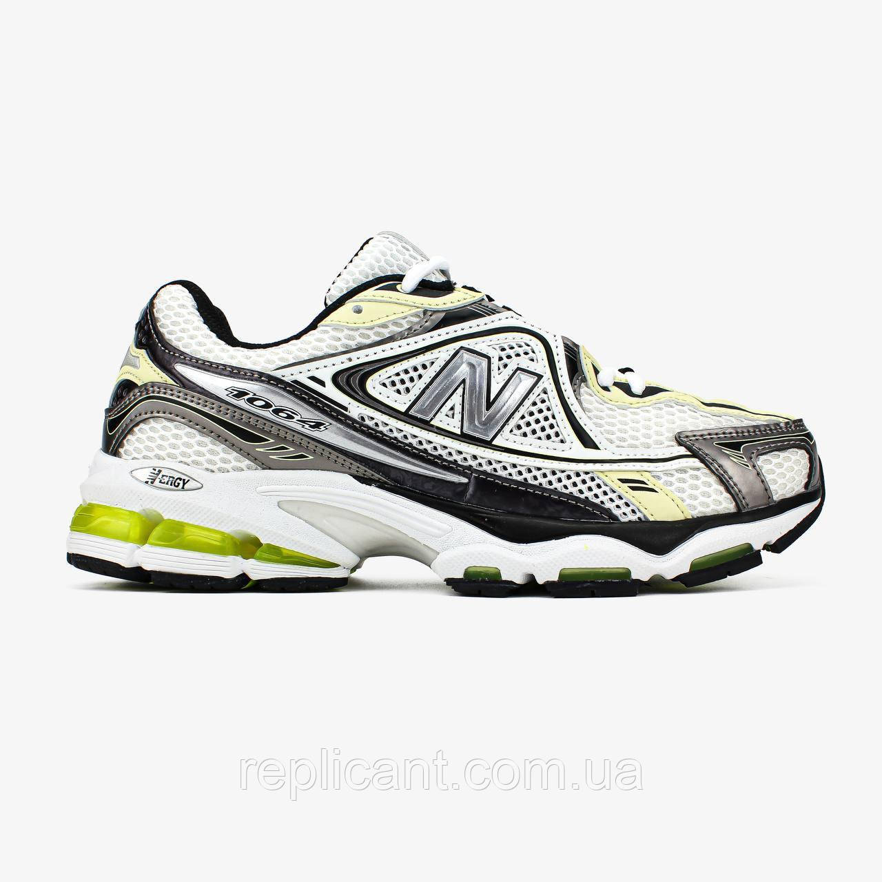 Мужские Кроссовки New Balance 1064 "Silver/Green" чоловічі Кроссовки New Balance, фото 1