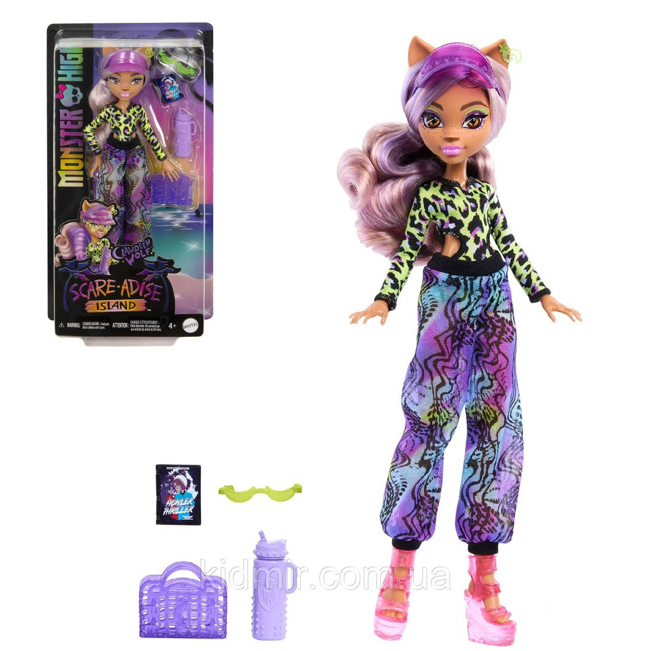 Monster High Clawdeen Wolf HRP67 Лялька Монстр Хай Клодін Вульф Острів Страху, фото 1