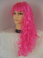 Перука карнавальна рожева
