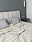 Двоспальний комплект (Бязь) | Комплект постільної білизни "Хвилясті лінії" | Простирадло 200х220 см, фото 6