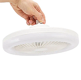 Вентилятор-люстра в патрон LED Multi-Function Fan Light універсальний стельовий з пультом LK-23D1, фото 8