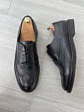 Шкіряні чоловічі туфлі 40 41 43 розмір, фото 5