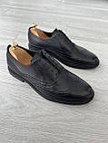 Шкіряні чоловічі туфлі 40 41 43 розмір, фото 6
