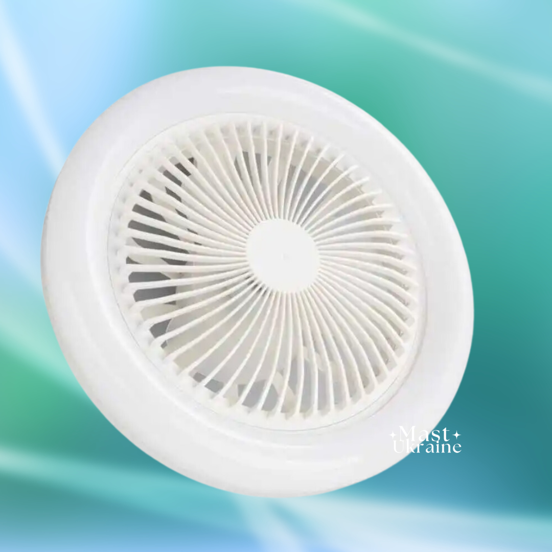 Вентилятор-люстра в патрон LED Multi-Function Fan Light універсальний стельовий БЕЗ ПУЛЬТУ LK-22D1