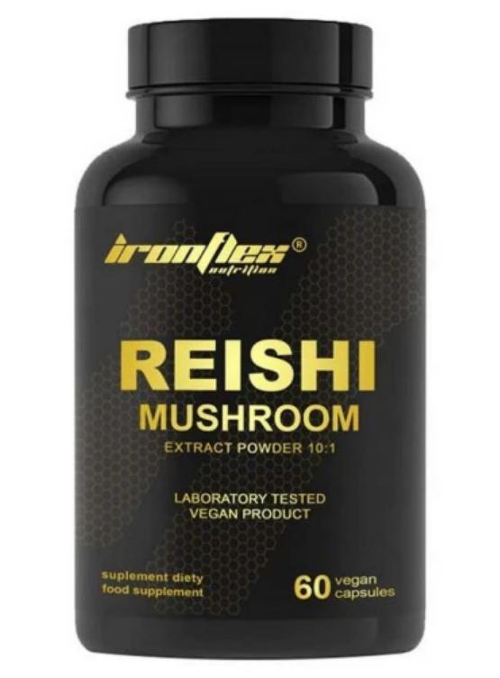 Харчова добавка IronFlex Reishi Mushroom  60 капсул, фото 1