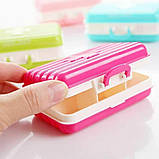 Міні органайзер для таблеток - таблетниця Case на 6 відділень, червона, фото 2