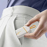 Міні кишенькова таблетниця, органайзер на 3 комірки Storage, біло-помаранчевий, фото 4