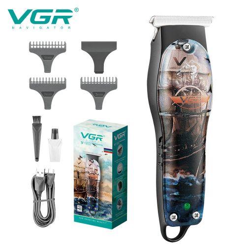 Машинка триммер для стрижки волосся VGR V-953 Professional 4 насадки