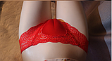 Стринги вагіна труси червоні. Накладна вагіна. Штучна вагіна, фото 2