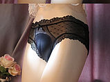 Стринги вагіна труси чорні. Накладна вагіна. Штучна вагіна, фото 4