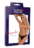 Трусики мереживні чорні з відкритим доступом "Alessandra" Daring Intimates (розмір S/M), фото 7