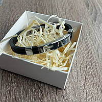 Браслет з гравіюванням тексту "Нехай Господь Бог оберігає тебе і Янгол охоронець охороняє. Мама "