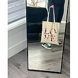 Екошопер Bookopt ВК4072 LOVE (квіти), бежевий, фото 7