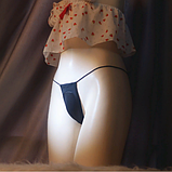 Стринги вагіна труси чорні. Накладна вагіна. Штучна вагіна, фото 8