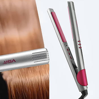 Випрямляч для волосся з турмаліновим покриттям, VGR V-580 / Утюжок-випрямляч / Щипці для волосся