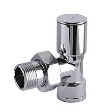 Кран вентильний кутовий з американкою SOLOMON 1/2<unk> CHROM 1845