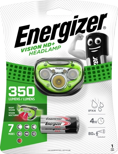 Лiхтар Energizer HL Vision HD + 3xAAA, tray (HDC32) (7638900316384)