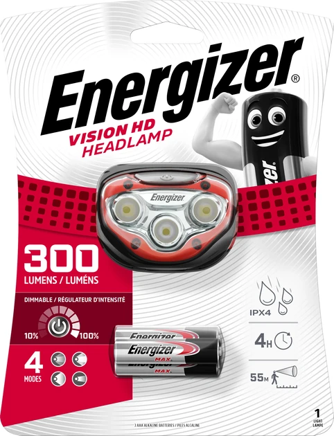 Лiхтар Energizer HL Vision HD 3xAAA, tray (HDB32) (7638900316377)