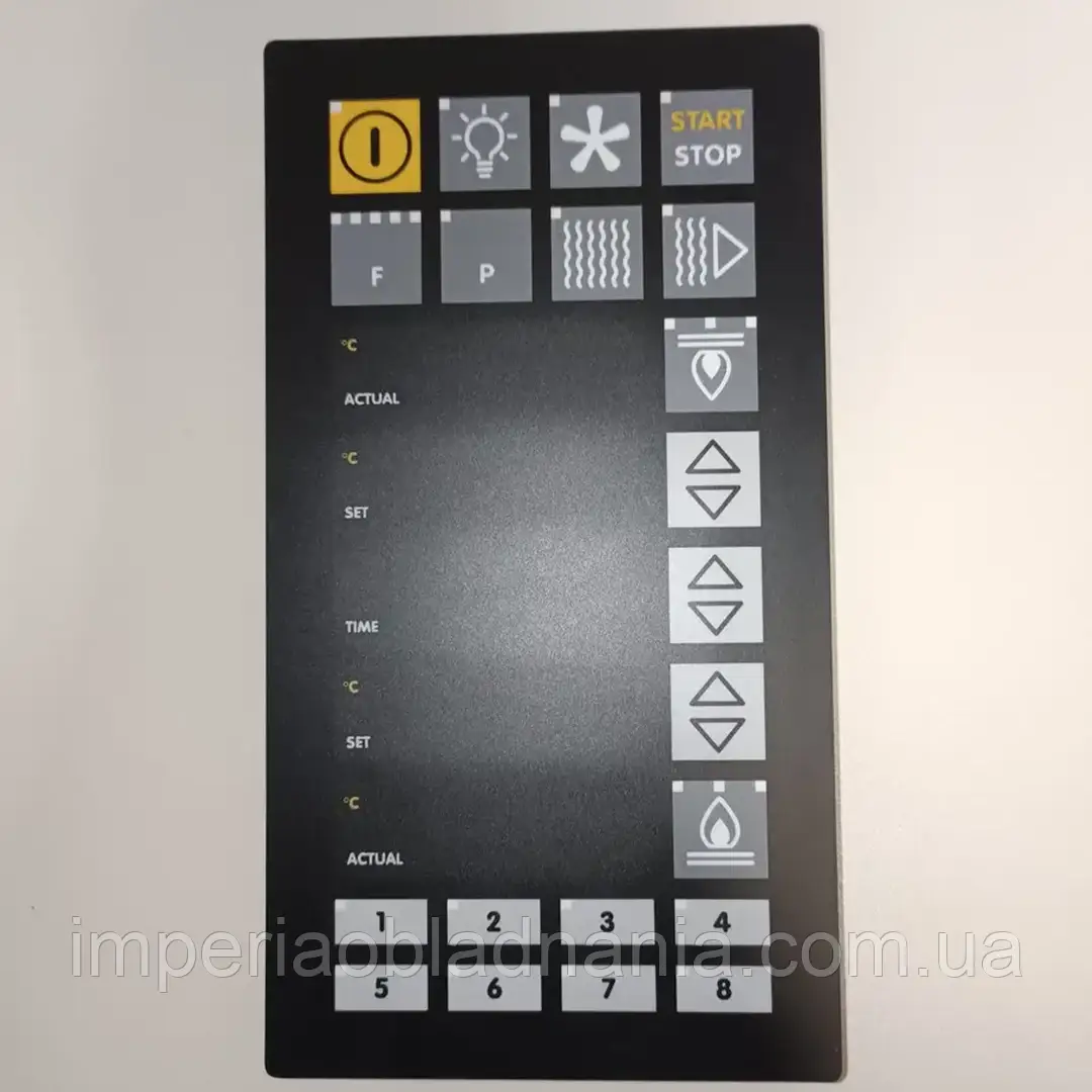 Miwe FP 8 панель керування 504077.72A