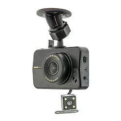 Відеореєстратор з камерою заднього виду CYCLONE DVH-47 DUAL 2.2 дюйма 32gb FullHD (1920x1080)/30fps