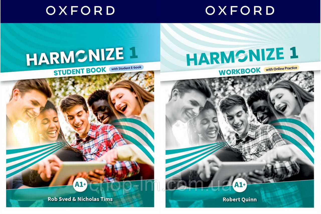 Комплект Harmonize 1 Student Book + Workbook with Online Practice / Підручник + зошит