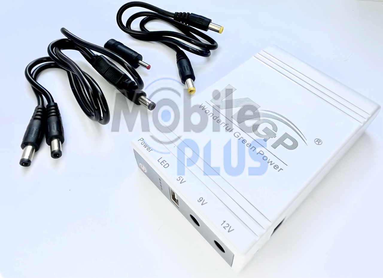 ДБЖ Mini UPS WGP 103A для роутера 10400 mAh USB, 9V, 12V