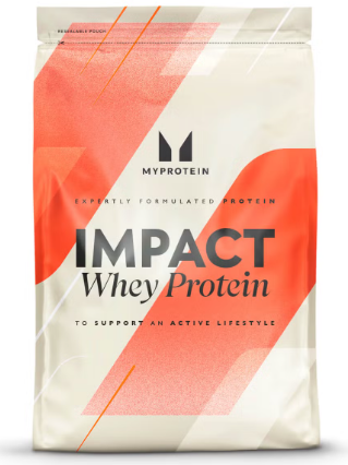 Сироватковий протеїн MyProtein Impact Whey Protein 1000 г (полуничний крем)