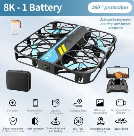 Квадрокоптер дрон з камерою 4DRC V37​​​​​​​ RC Plane Drone FPV з WiFi Камерою на Пульті керування 3.7V 400mAh до 10 хвилин
