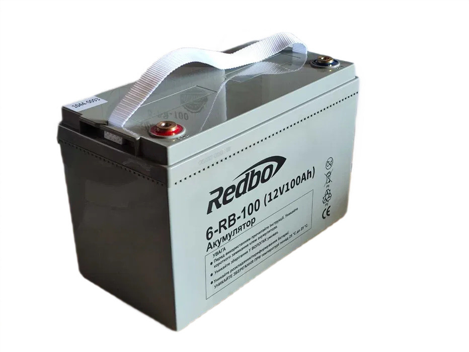 Акумуляторна батарея Redbo 6-RB-100 12 V 100 Ah, фото 1