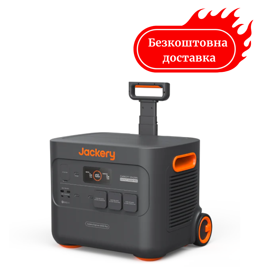 Портативна електростанція Jackery Explorer 2000 Plus 2042 Вт/год Медапаратура