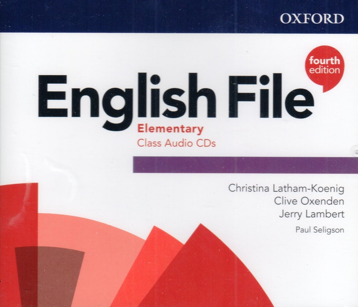 Аудіо диск English File Fourth Edition Elementary Class Audio CDs