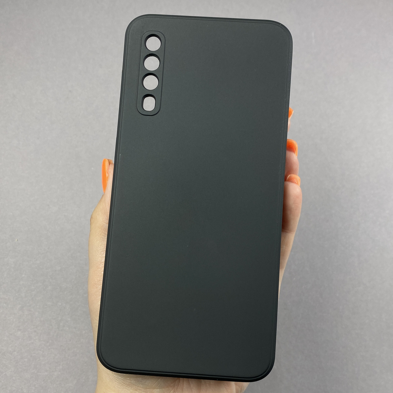 Чохол для Samsung Galaxy A50s чохол матовий із захистом для камери на телефон самсунг а50с чорний p3z
