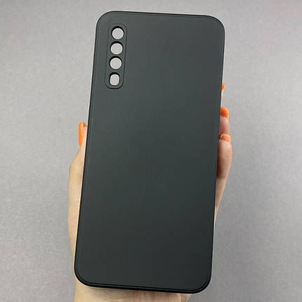 Чохол для Samsung Galaxy A50s чохол матовий із захистом для камери на телефон самсунг а50с чорний p3z, фото 1