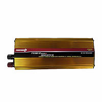 Перетворювач PowerOnePlus  авто-інвертор 12V-220V 2000W з LCD екраном 2000W, інвертор з екраном