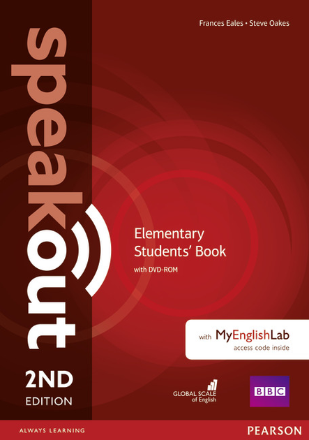 Підручник англійської мови Speakout (2nd Edition) Elementary student's Book with DVD-ROM and MyLab Pack