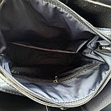 Стильна сумка на плече стиль Guess чорна, якісна сумочка для дівчат Гесс, фото 6