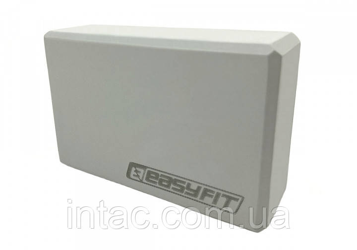 Блок для йоги EasyFit EVA Сірий