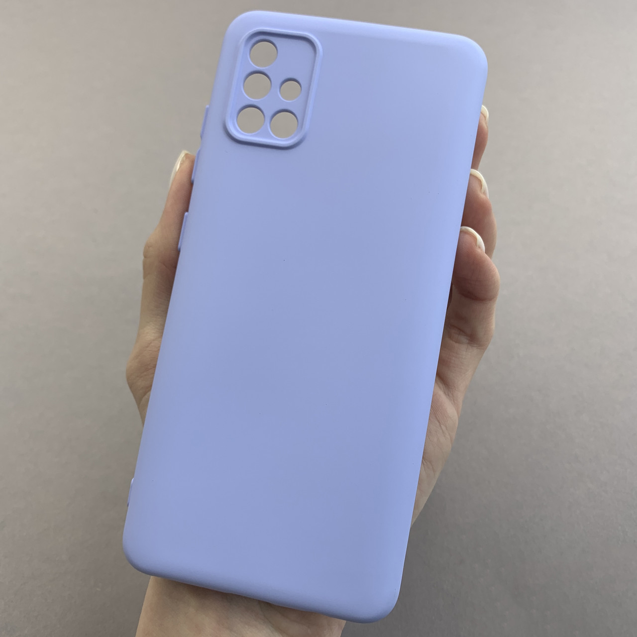 Чохол для Samsung Galaxy A51 матовий із захистом для камери чохол на телефон самсунг а51 бузковий cmr