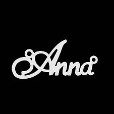 Срібне кольє з ім'ям Anna / ланцюжок з ім'ям Anna / срібна підвіска з ім'ям Anna, фото 4