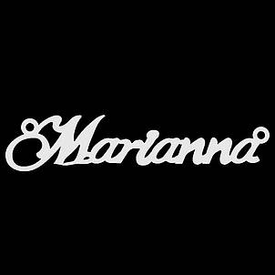 Срібне кольє з ім'ям Marianna / ланцюжок з ім'ям Marianna / срібна підвіска з ім'ям Marianna, фото 3