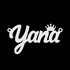 Срібне кольє з ім'ям Yana / ланцюжок з ім'ям Yana / срібна підвіска з ім'ям Yana, фото 4