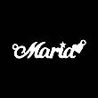 Срібне кольє з ім'ям Maria, фото 7