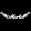 Срібне кольє з ім'ям Maria, фото 9