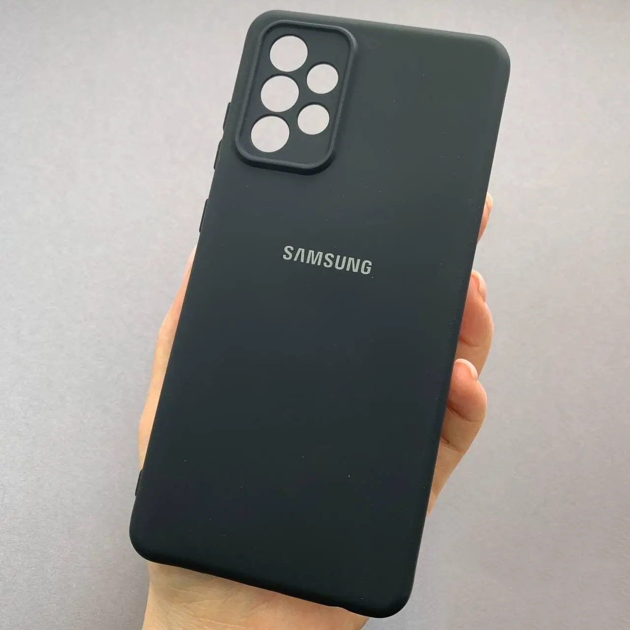 Чохол для Samsung Galaxy A72 матовий із захистом для камери чохол на телефон самсунг а72 чорний cmr