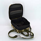 Сумка для пульта керування дроном TX12 в камуфляжі ММ-14, фото 9