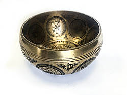 Співоча Чаша 18 см. Старе срібло. Лазарене гравирування Шива