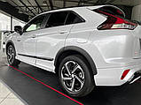 Молдинги на двері для Mitsubishi Eclipce Cross 2018+ FL. 2022+, фото 3